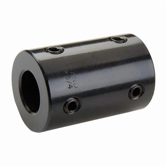 Ruland Coupling, Set Screw Type, Bore 1/4 In SCX-4-4-F