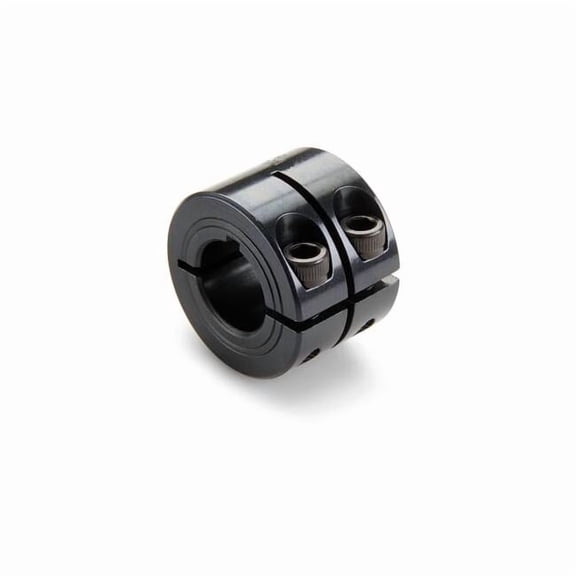 Ruland Keyed Shaft Collar, 1pc Double Wide, Bore 20mm, Steel, OD 40mm MWCLK-20-F