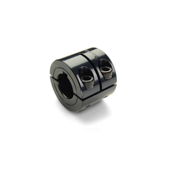 Keyed Shaft Collar, 2pc Double Wide, Bore 0.7500", Steel, OD 1 1/2" WSPK-12-F