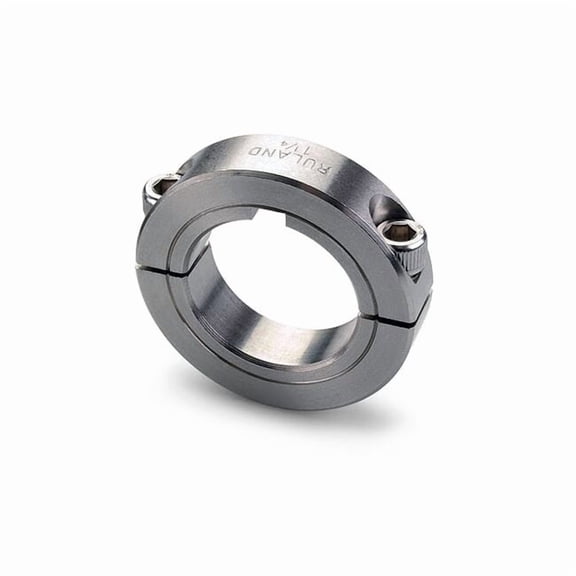 Keyed Shaft Collar, 2pc Clamp, Bore 1.4375", Stainless, W 0.563" SPK-23-SS