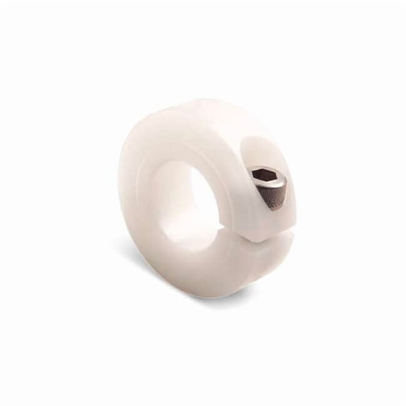 Ruland Shaft Collar, 1pc Clamp, Bore 7mm, OD 18mm, Plastic,MCL-7-P MCL-7-P