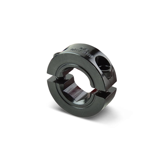 Ruland SP-8HX-F 1215 Lead-Free Steel Shaft Collar, Hex Bore, Two Piece, 0.406' Width, 1 1/8' OD, 0.5000' Bore
