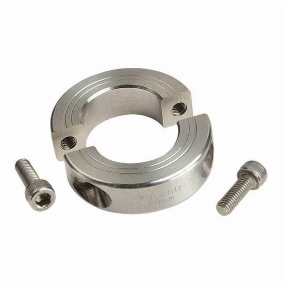 Ruland Shaft Collar,Clamp,2Pc,1/2 In,316 SS SP-8-ST