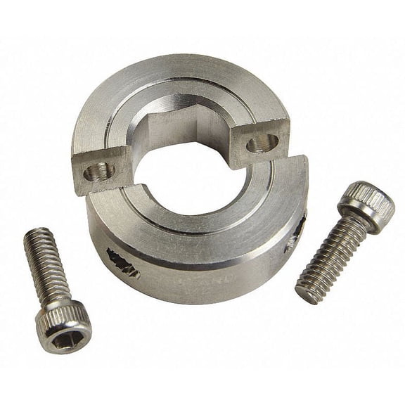 Ruland Shaft Collar,D-Bore,2Pc,3/4 In,303 SS SPD-12-SS