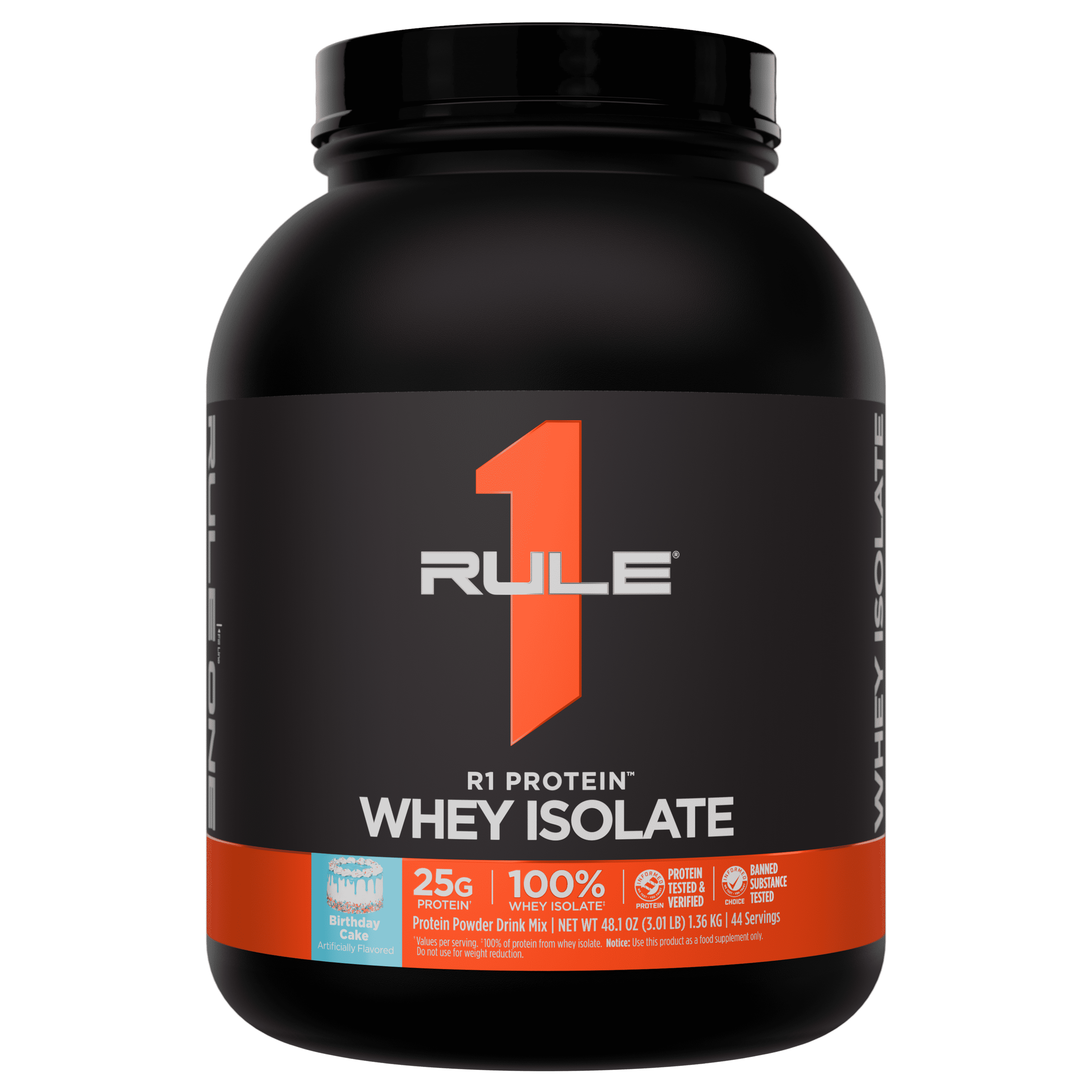 Rule 1 Proteins R1 Protein Whey Isolate - with 25g Protein & 6g BCAA ...