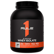 Rule 1 Proteins R1 Protein Whey Isolate - with 25g Protein & 6g BCAA Exclusively from Isolated & Hydrolyzed Sources for Workout Recovery 3 Pounds, Cookies & Cr me