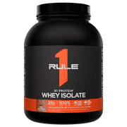 Rule 1 Proteins R1 Protein Whey Isolate - with 25g Protein & 6g BCAA Exclusively from Isolated & Hydrolyzed Sources for Workout Recovery 3 Pounds, Milk Chocolate