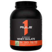 Rule 1 Proteins R1 Protein Whey Isolate - with 25g Protein & 6g BCAA Exclusively from Isolated & Hydrolyzed Sources for Workout Recovery 3 Pounds, Mint Chocolate Chip