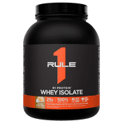 Rule 1 Proteins R1 Protein Whey Isolate - with 25g Protein & 6g BCAA Exclusively from Isolated & Hydrolyzed Sources for Workout Recovery 3 Pounds, Vanilla Butter Cake