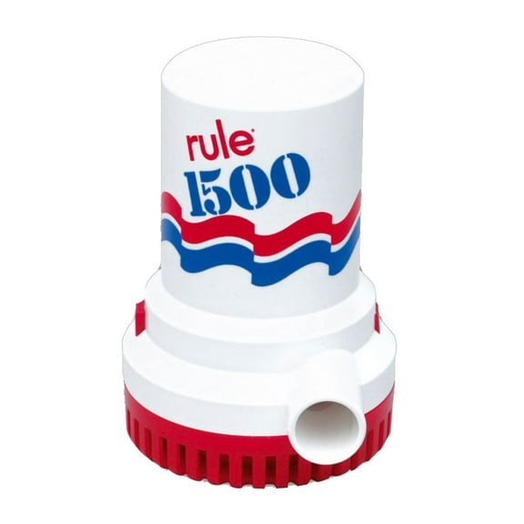 Rule 1500 GPH Non-Automatic Bilge Pump - 24v | Bundle of 2