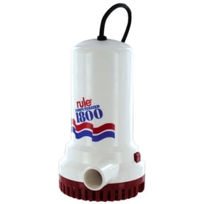 rule 1800 sump/utility pump w/8 cord - 110v automatic