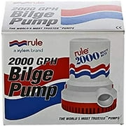 Rule 10 Higher Capacity Bilge Pump - 2000 GPH, 7570 LPH, 12V
