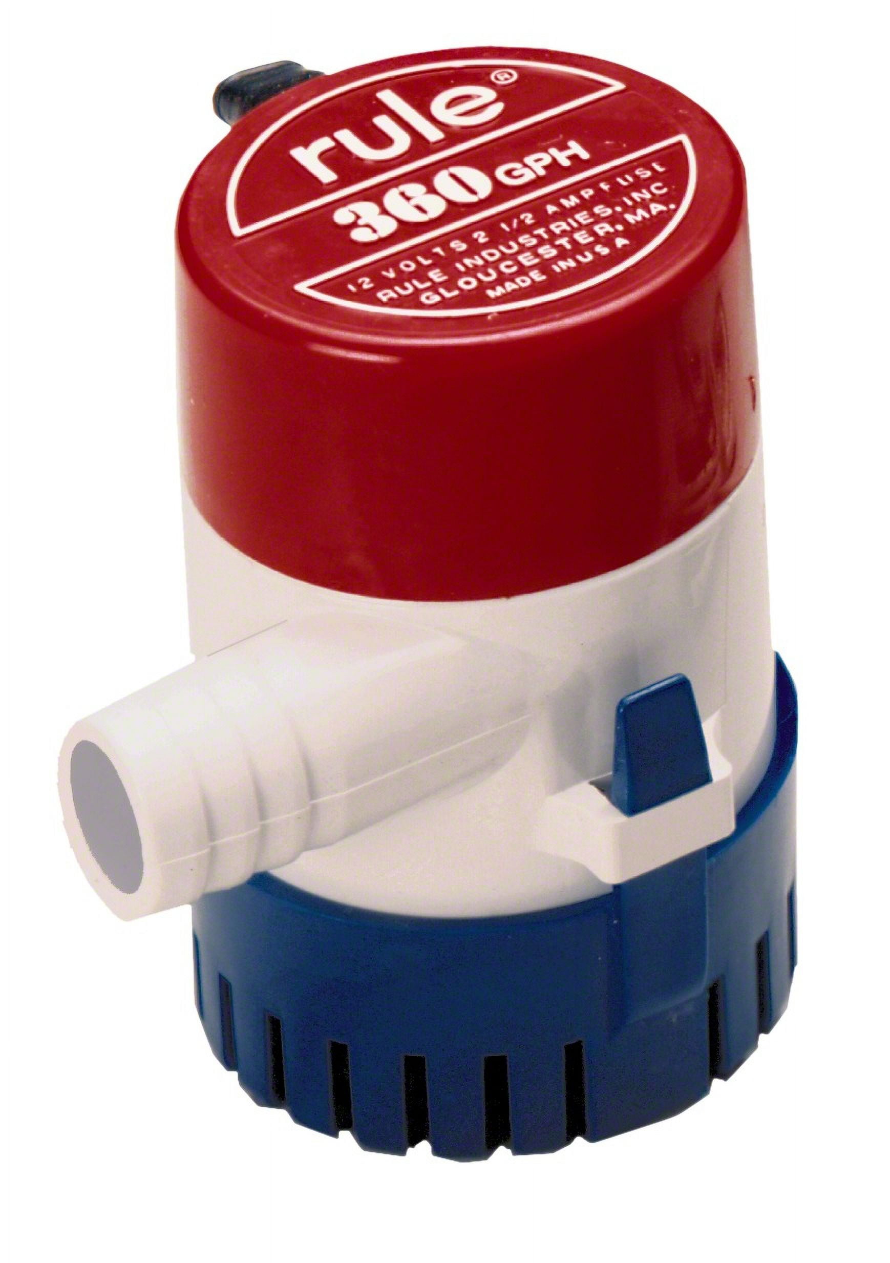 Pompe SHURFLO High Flow Livewell 2000 - 12 VDC, 2000 GPH - Neuf