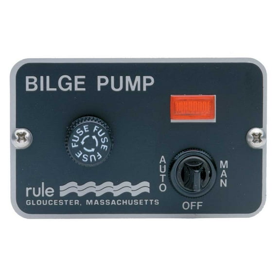 Rule 3-Way Bilge Panel Lighted Switch