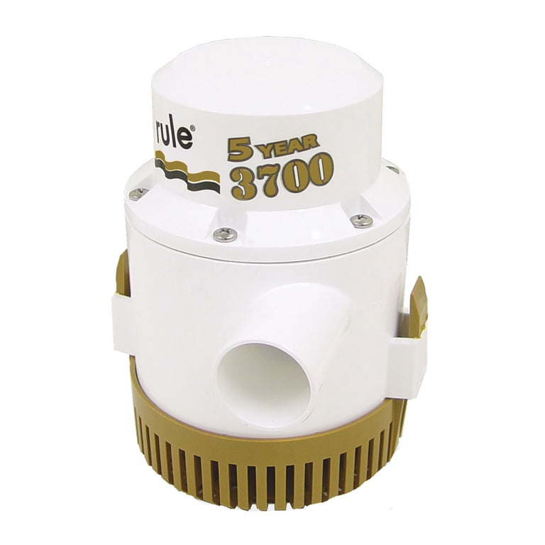 Rule 3700 Non-Automatic Bilge Pump – 24V High-Capacity Marine Pump For Boats