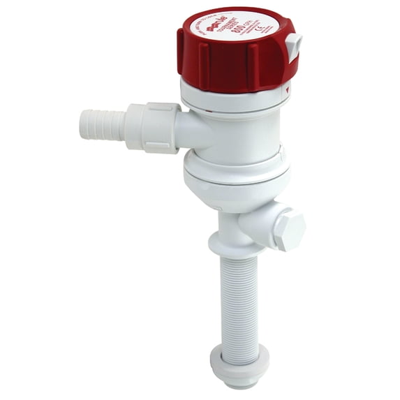 Rule 401STC "STC" Series Tournament Livewell Pump, Straight Inlet - 500 GPH