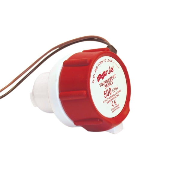 Rule 45DR Replacement Motor Cartridge for Tournament Aerator Pump - 500 GPH