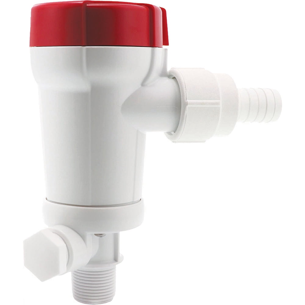 Rule 800 GPH Livewell Pump Straight Seacock Inlet [603FC] - Walmart.com