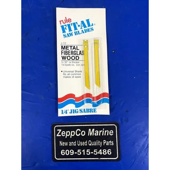 Rule Fit-Al 1/4" Jig/Sabre Saw Blades