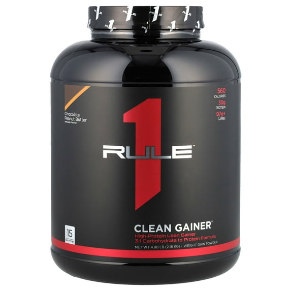 Rule One Proteins Clean Gainer™, Chocolate Peanut Butter, 4.8 lb (2.18 kg)
