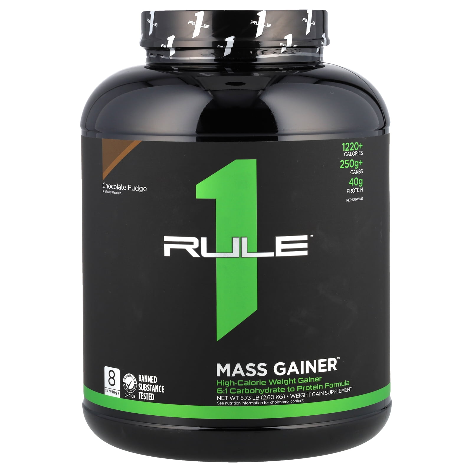 Rule One Proteins Mass Gainer, Chocolate Fudge, 5.73 lbs (2.60 kg)