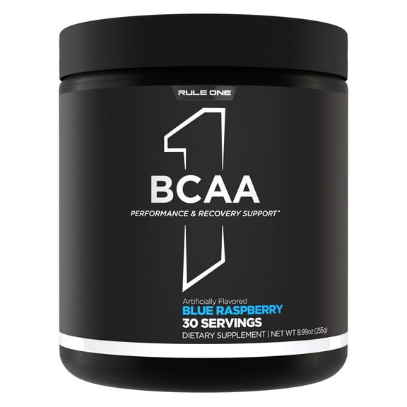 Rule One Proteins - R1 BCAAs 30 Servings Blue Raspberry - 216 Grams
