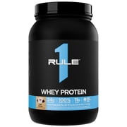 Rule 1 Proteins Whey Protein   24g Fast-Acting Protein from All-Whey Sources with Naturally Occurring EAAs & BCAAs for Workout Recovery or Anytime Use 2 Pounds, Caf  Mocha