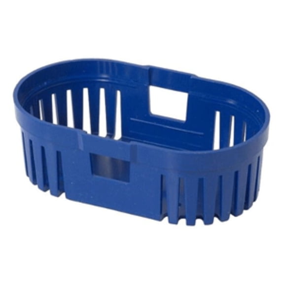 5" Blue Oval Marine Pump Replacement Strainer Base