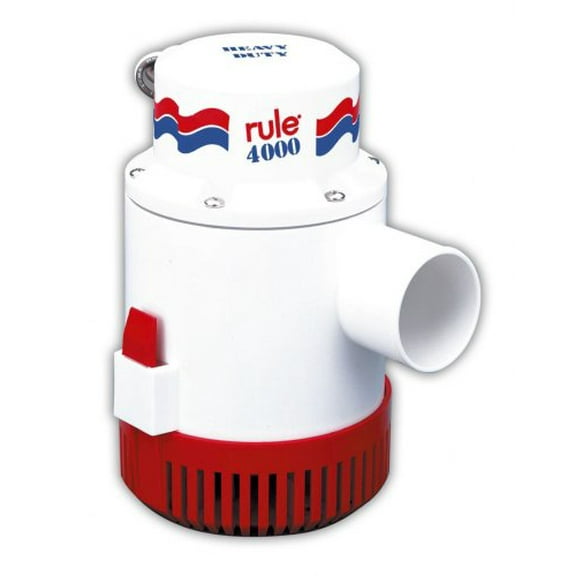 Rule Rule 56D-24 4000 GPH Marine Bilge Pump, Non-Automatic, 24 Volt