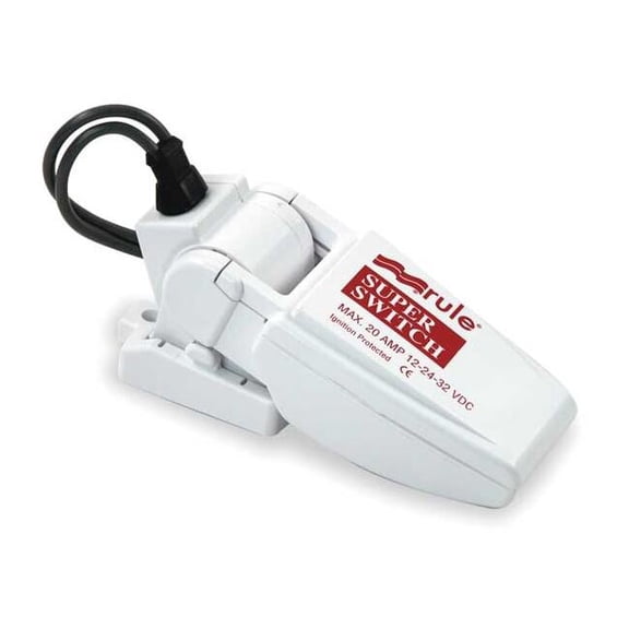 Rule NO Float Switch 12VAC to 24VAC to 32VAC, Length: 5" 37A-GRA