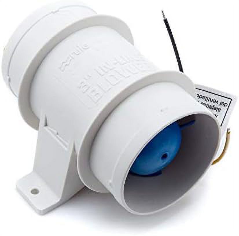 Rule in-line 140M Blower | for 3-Inch Interior Diameter Vent Hose ...