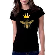 Rule the Hive in Style with Gbond Apparel's Women's Queen Bee Tee - A Must-Have Statement Piece for Fashionable Queens!