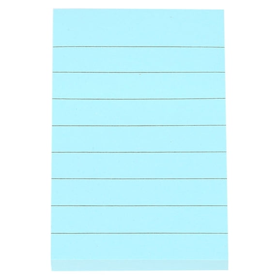 Ruled Flash Cards for Studying, Self-Adhesive Paper Cards Multi-Size Note Cards for Office Study Crafts(1 Pcs)