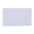 thumbnail image 1 of Ruled Index Cards, 200 Pack White Lined Flash Cards,4.9X2.99inch Standard Ruled Note Cards, Blank Index Cards for Organization, for Studying, Note-Taking, Everyday Task Management, 1 of 6