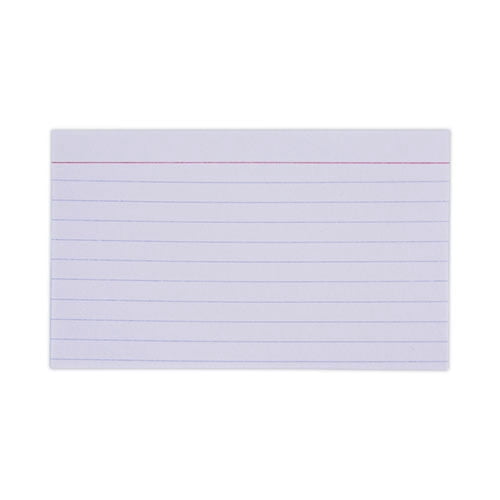 Ruled Index Cards, 3 X 5, White, 100/pack | Bundle of 10 Packs
