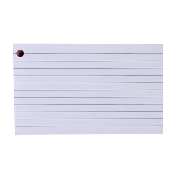 Ruled Index Cards – Standard Size, Heavy Weight Paper for Studying & Note Taking