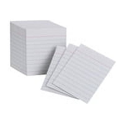 Buy IMPRINT Ruled Flash Cards/Index Cards,White Card Stock,4 x 6