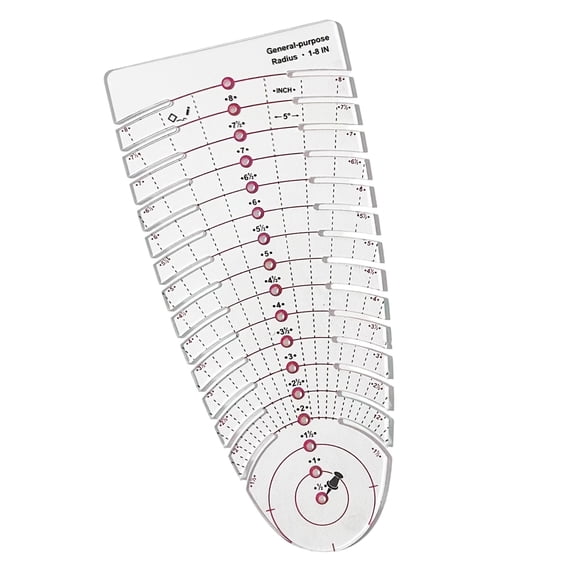 Ruler Acrylic Sewing Ruler Measuring Tool For Garment Measurement and Fabric Cutting Quilting Tailoring Tool