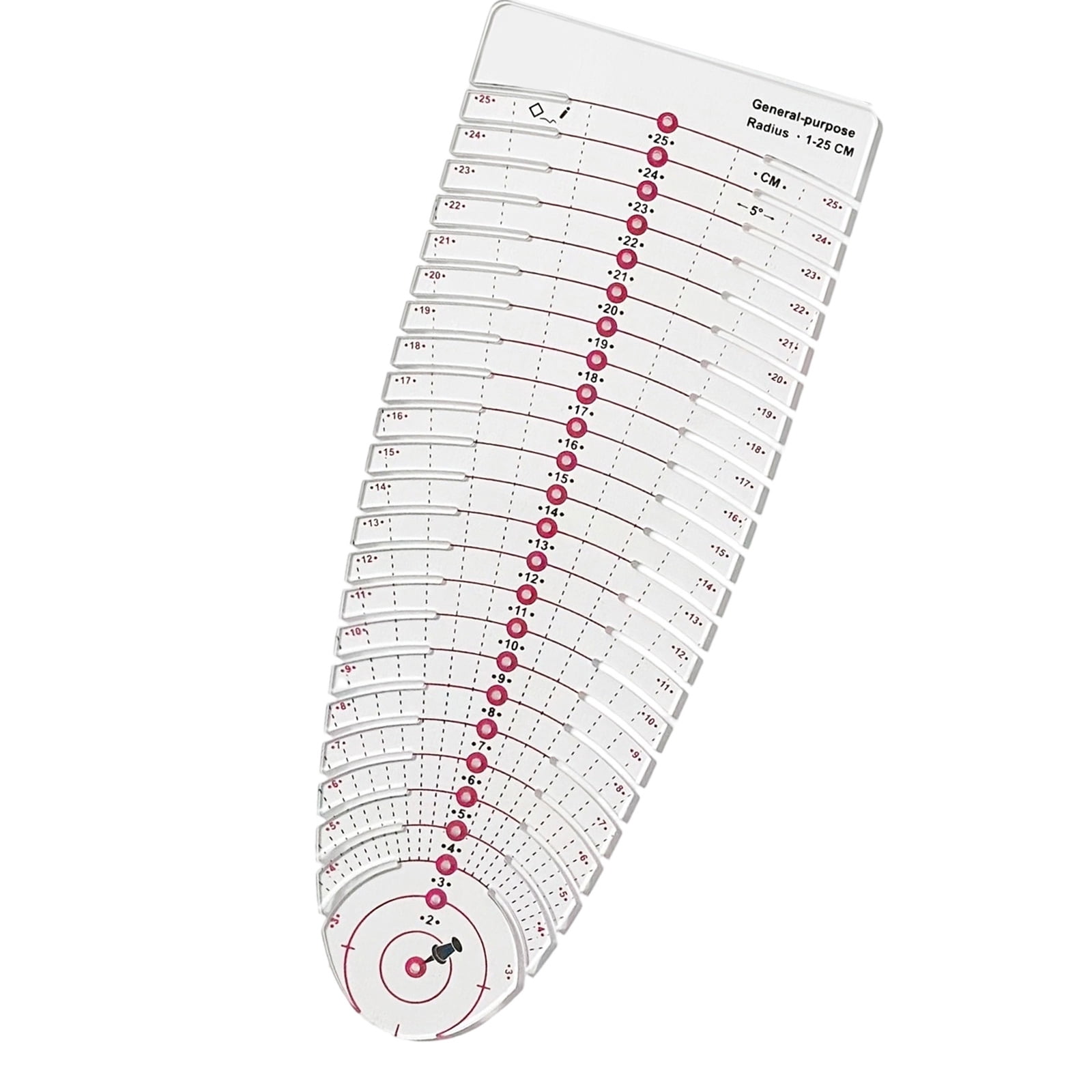 Ruler Acrylic Sewing Ruler Measuring Tool For Garment Measurement and ...