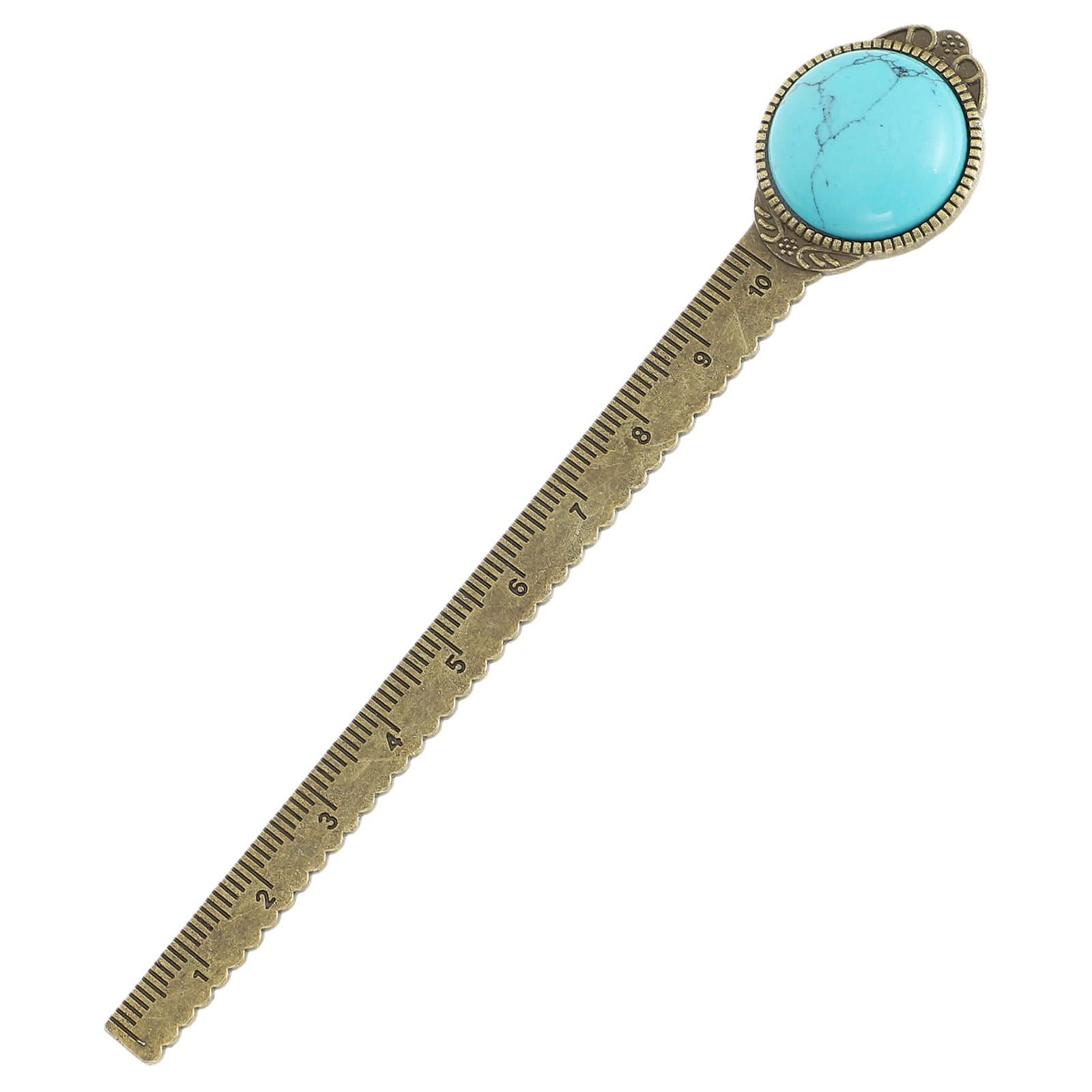 Ruler Bookmark Vintage Stationary Rhinestone Bookmarks Child Blue ...