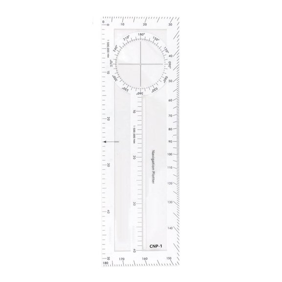 Ruler Calculation Measuring Tool for Navigation Drawing in Flight and Marine Contexts Training Precise Scale