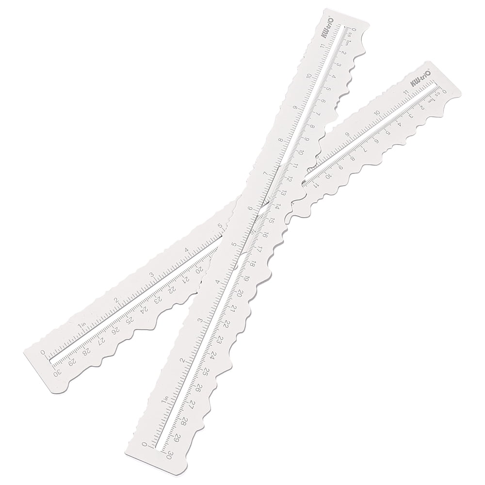 Ruler,Deckle Paper In Office Metal Paper Craft Diy Supplies Paper ...