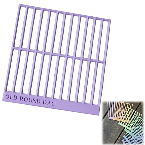 Ruler for Diamond Art,Non-Slip Textured Grid Tool,DIY Straight Drill Placement Ruler for Diamond Painting, Craft Kits Accessories for Adults Beginners & Experts, 6.29x6.29"