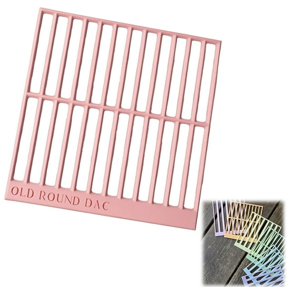 Ruler for Diamond Art,Non-Slip Textured Grid Tool,DIY Straight Drill Placement Ruler for Diamond Painting, Craft Kits Accessories for Adults Beginners & Experts, 6.29x6.29"