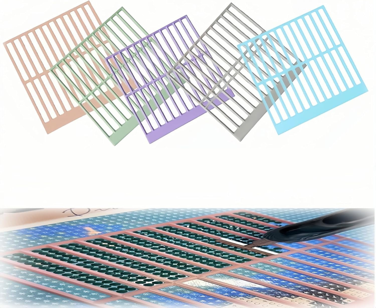 Ruler Diamond Dot Drill Alignment Tool,Ruler for Diamond Art,DIY ...