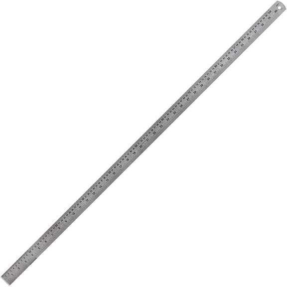 Ruler Double Side Measuring Scale Mark Ruler Tool For Office | 100 Cm -2 Pack (Thickness 1.4 Mm)