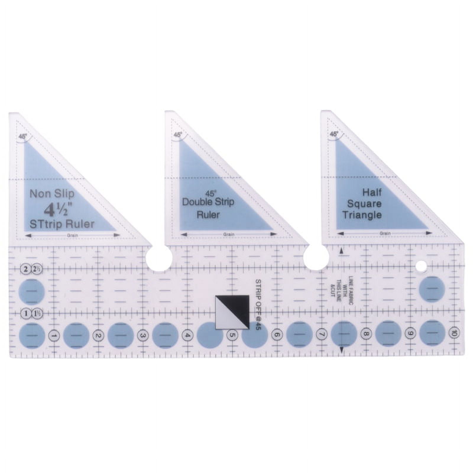 Ruler Grids 45 Degree Double Strip Ruler Non Quarter Square Triple