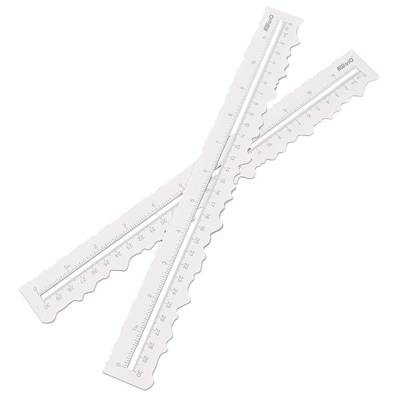 Ruler,In Office Deckle Paper Metal Paper Craft Paper Decorative Craft Diy Supplies Decorative Supplies Deckle