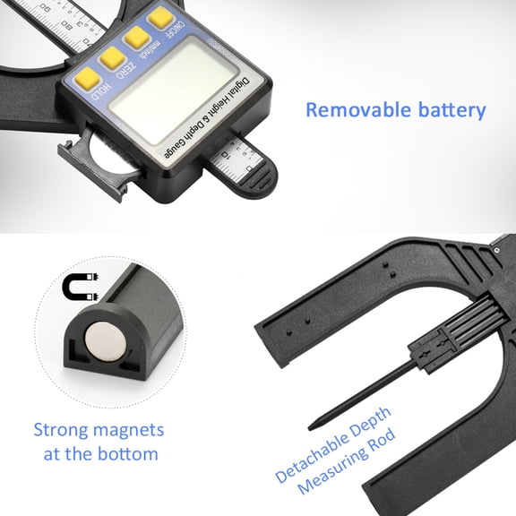 Ruler,Lcd Display Slide Display Slide Caliper With Of 0-85mm Caliper Vernier And 0-85mm With Slide Caliper Vernier Eryue Siuke Xibany Black
