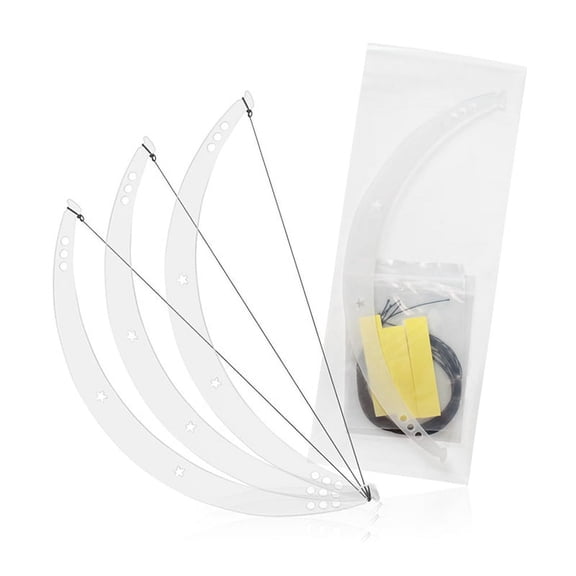 Ruler Positioning Bow Eyebrow Mapping Make Up Measuring Tool Thread Dyeing Li WA